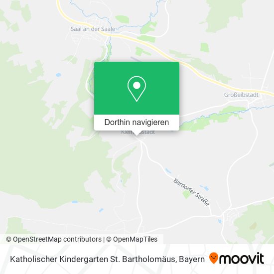 Katholischer Kindergarten St. Bartholomäus Karte