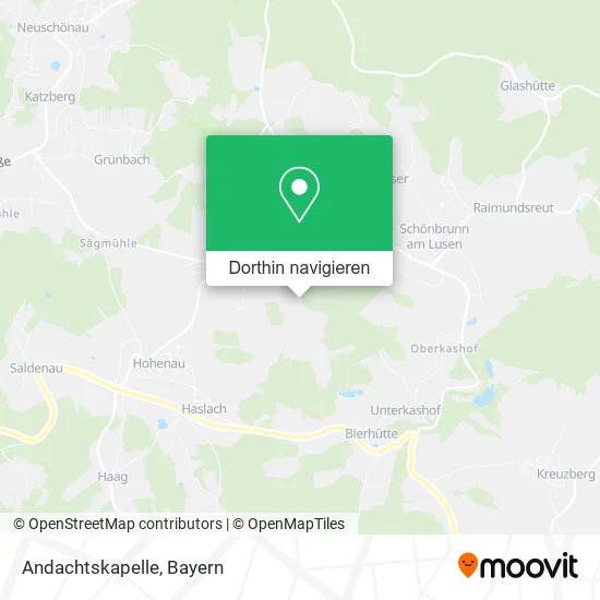 Andachtskapelle Karte