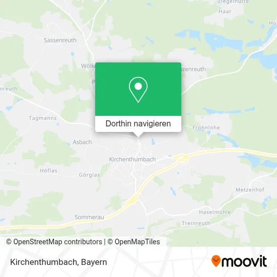 Kirchenthumbach Karte