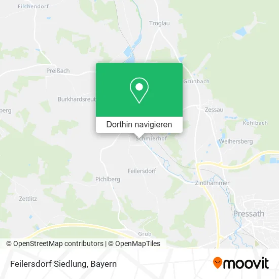Feilersdorf Siedlung Karte