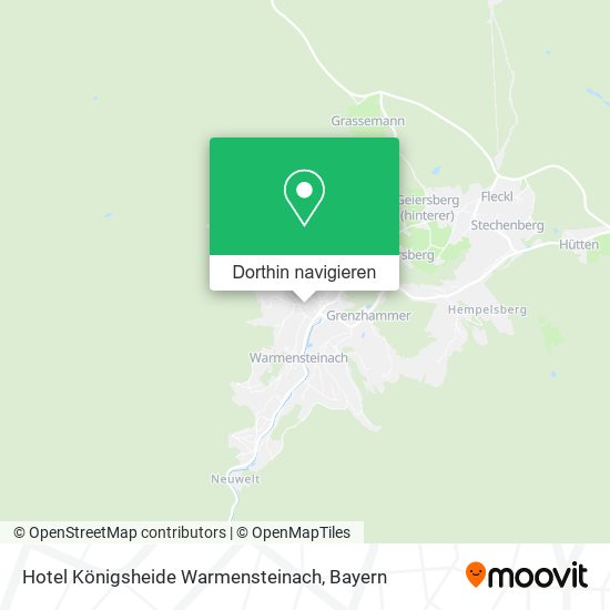 Hotel Königsheide Warmensteinach Karte