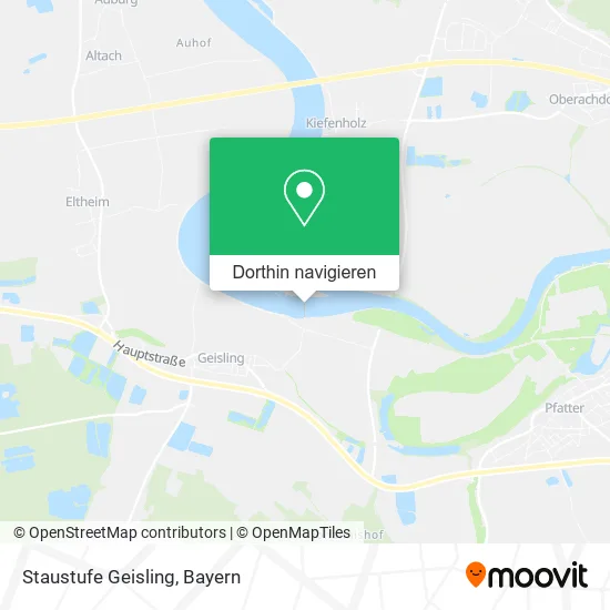 Staustufe Geisling Karte