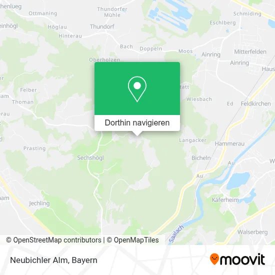 Neubichler Alm Karte