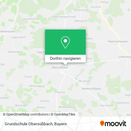 Grundschule Obersüßbach Karte