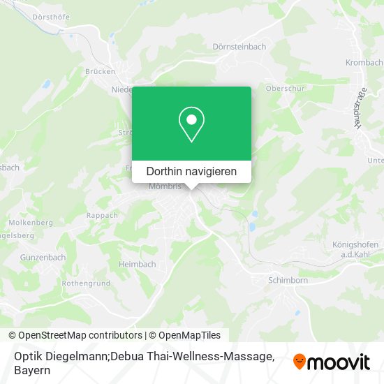 Optik Diegelmann;Debua Thai-Wellness-Massage Karte