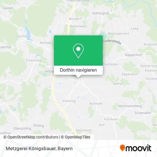 Metzgerei Königsbauer Karte