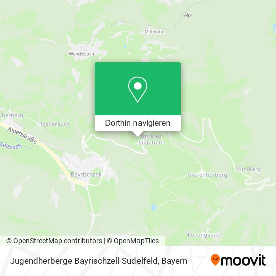 Jugendherberge Bayrischzell-Sudelfeld Karte