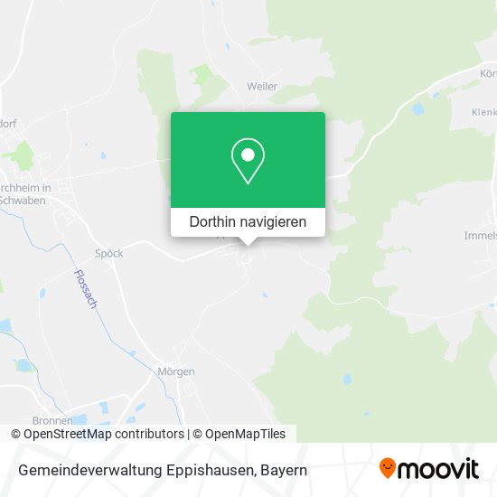 Gemeindeverwaltung Eppishausen Karte
