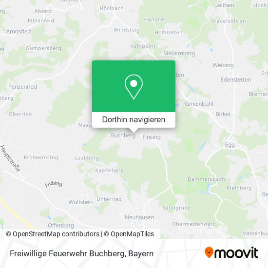 Freiwillige Feuerwehr Buchberg Karte