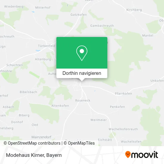 Modehaus Kirner Karte