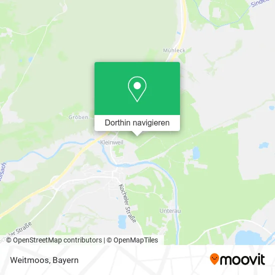 Weitmoos Karte