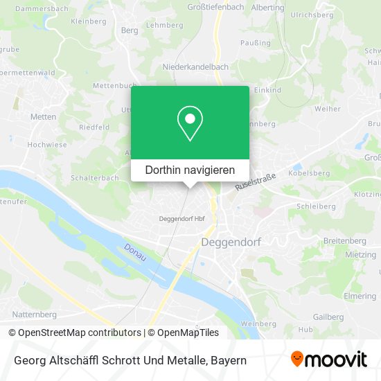 Georg Altschäffl Schrott Und Metalle Karte