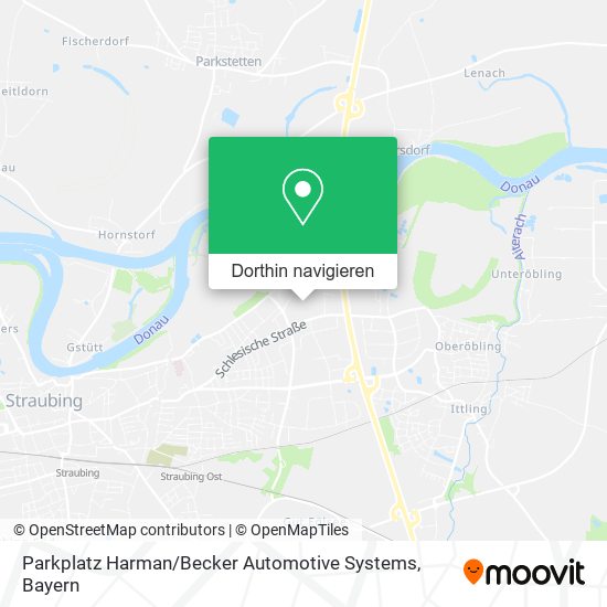 Parkplatz Harman / Becker Automotive Systems Karte