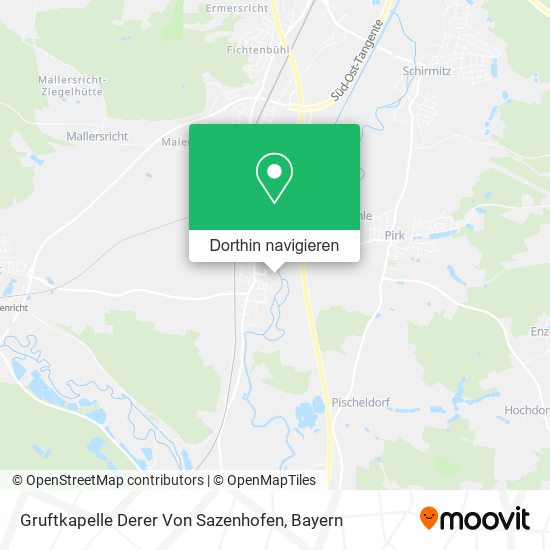 Gruftkapelle Derer Von Sazenhofen Karte