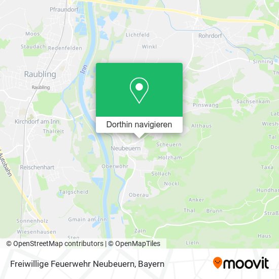 Freiwillige Feuerwehr Neubeuern Karte
