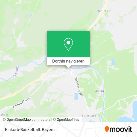 Einkorb-Basketball Karte