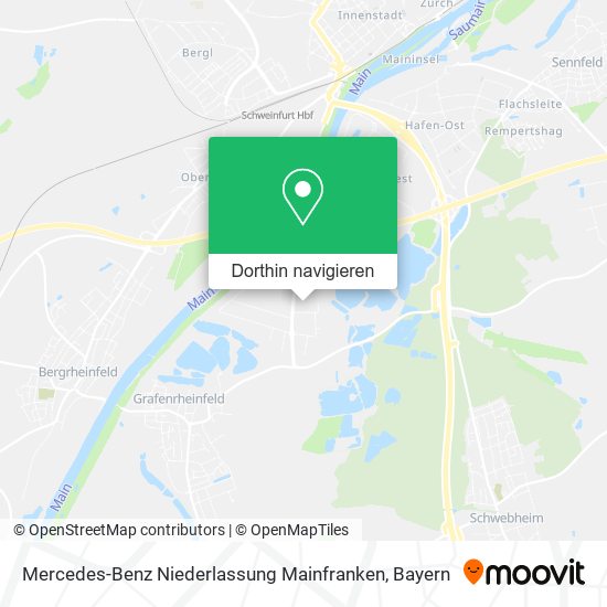 Mercedes-Benz Niederlassung Mainfranken Karte