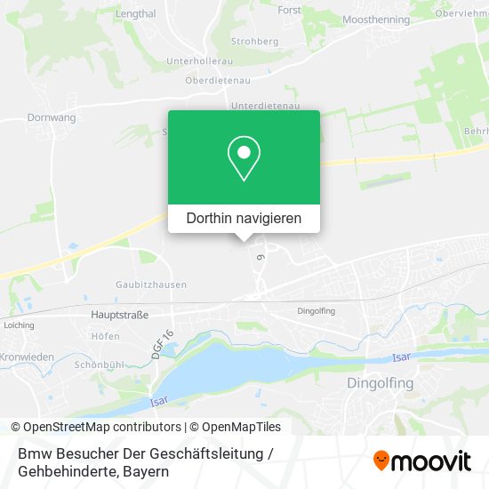 Bmw Besucher Der Geschäftsleitung / Gehbehinderte Karte