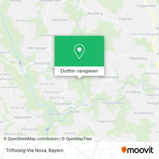 Triftsteig-Via Nova Karte