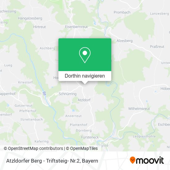 Atzldorfer Berg - Triftsteig- Nr.2 Karte