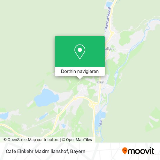 Cafe Einkehr Maximilianshof Karte