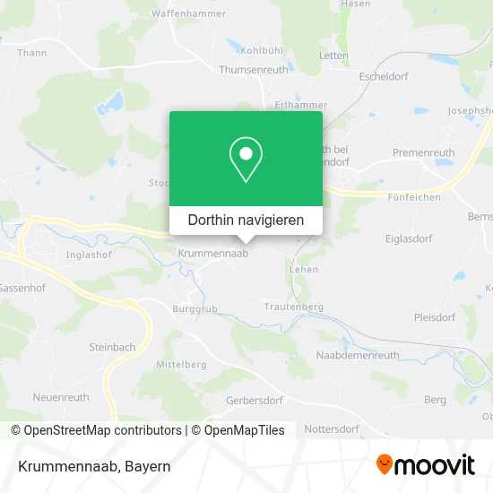 Krummennaab Karte
