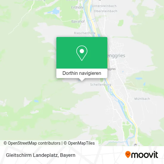 Gleitschirm Landeplatz Karte