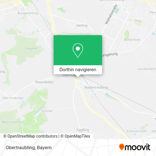 Obertraubling Karte