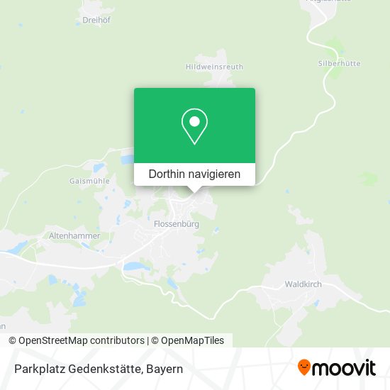 Parkplatz Gedenkstätte Karte