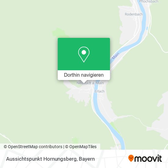 Aussichtspunkt Hornungsberg Karte