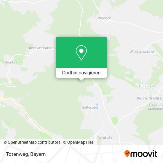 Totenweg Karte