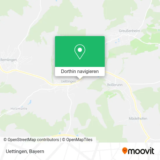 Uettingen Karte