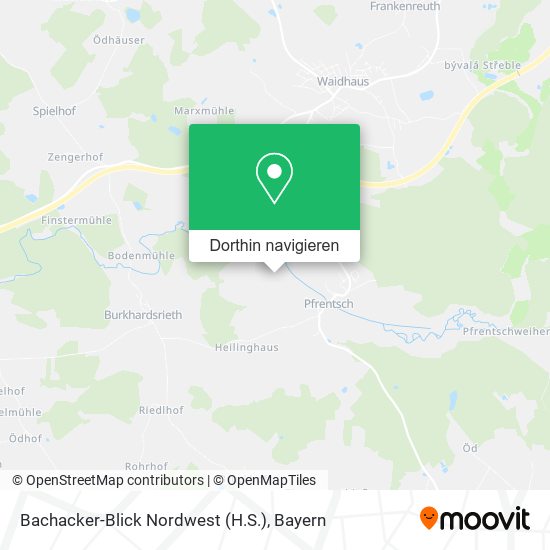 Bachacker-Blick Nordwest (H.S.) Karte