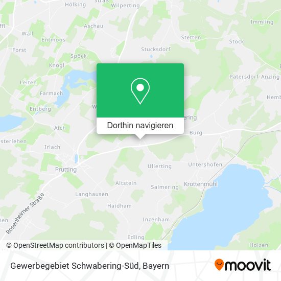 Gewerbegebiet Schwabering-Süd Karte