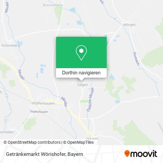 Getränkemarkt Wörishofer Karte