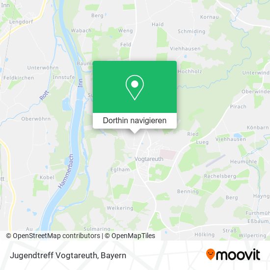 Jugendtreff Vogtareuth Karte