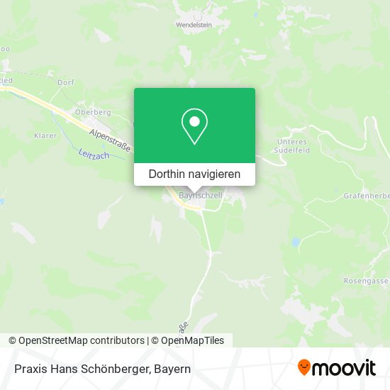 Praxis Hans Schönberger Karte