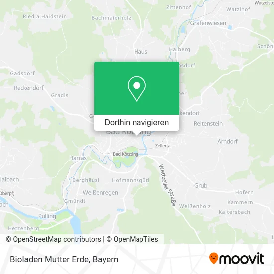 Bioladen Mutter Erde Karte