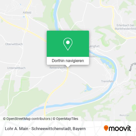 Lohr A. Main - Schneewittchenstadt Karte