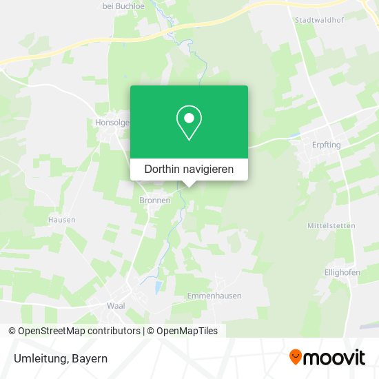 Umleitung Karte