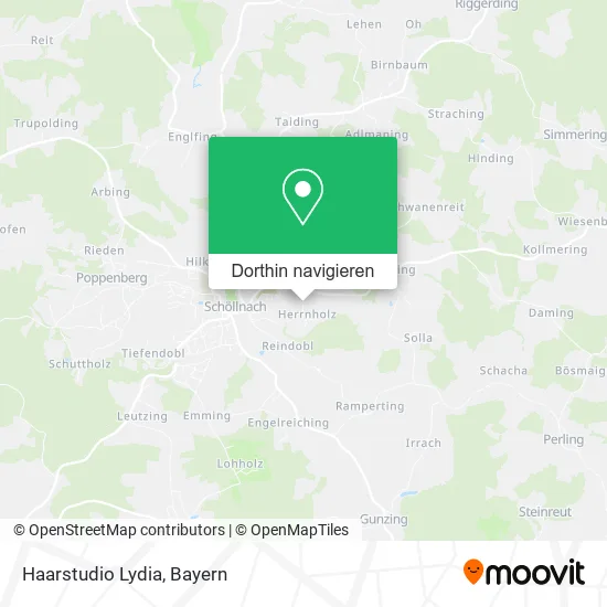 Haarstudio Lydia Karte
