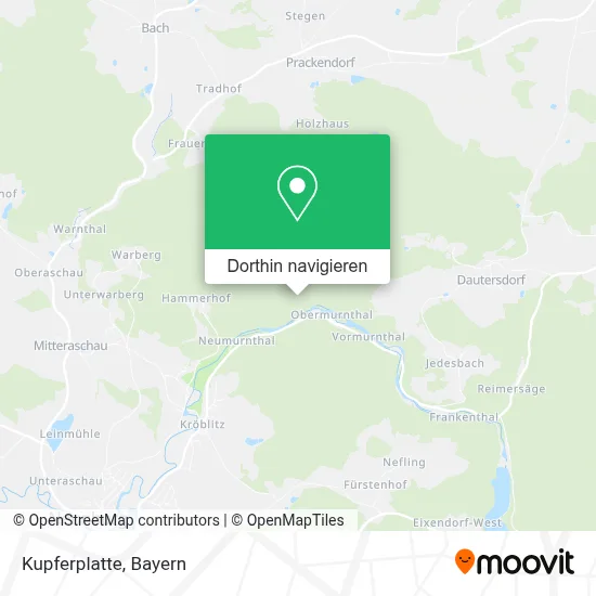 Kupferplatte Karte