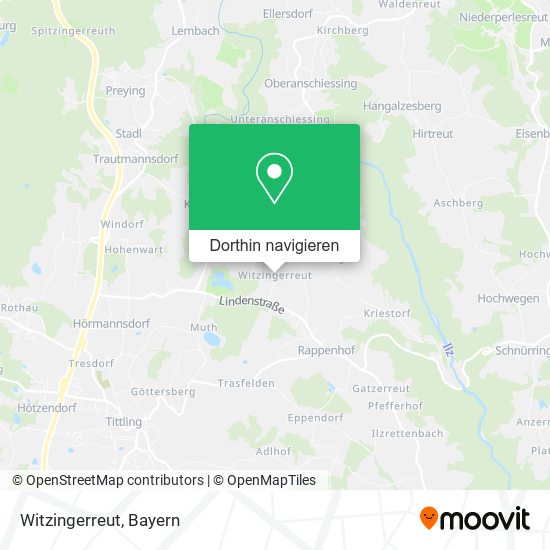 Witzingerreut Karte