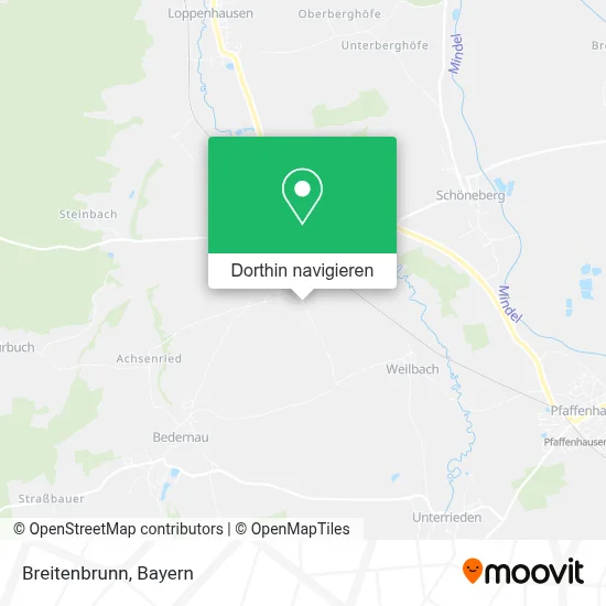 Breitenbrunn Karte