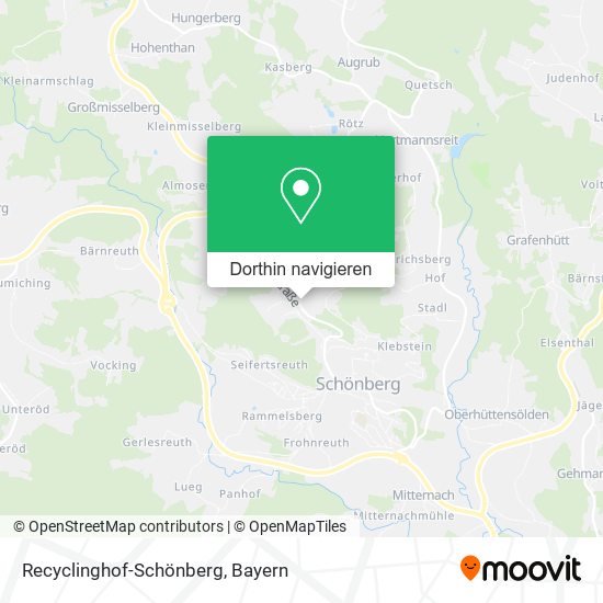 Recyclinghof-Schönberg Karte