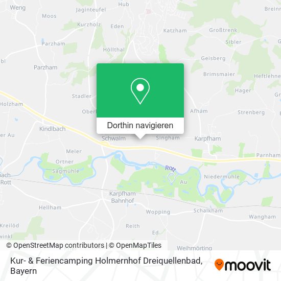 Kur- & Feriencamping Holmernhof Dreiquellenbad Karte