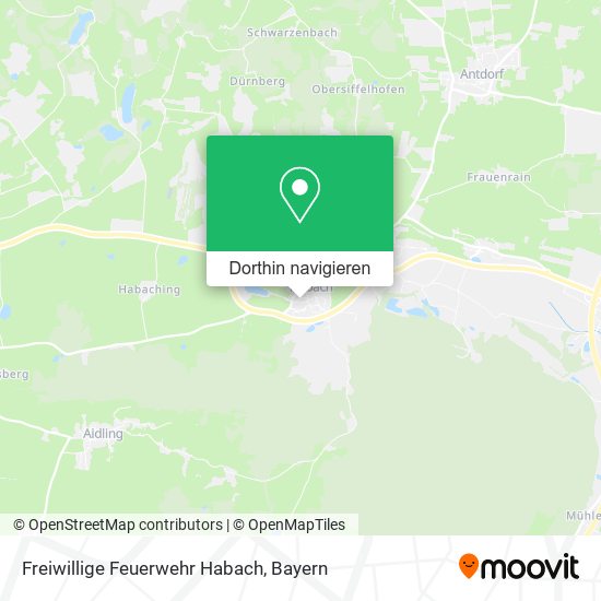 Freiwillige Feuerwehr Habach Karte