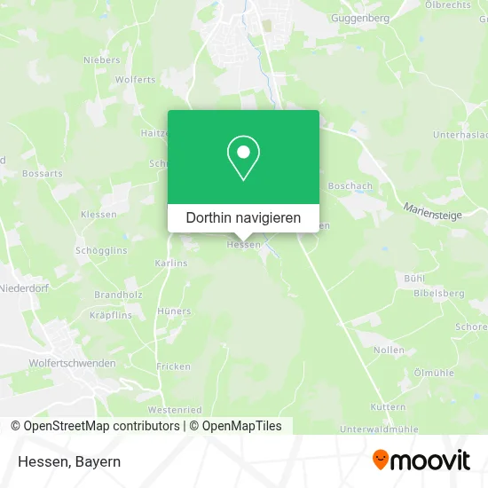 Hessen Karte