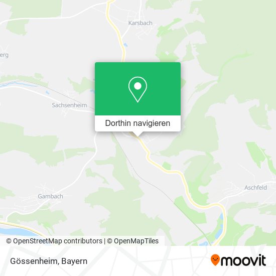 Gössenheim Karte