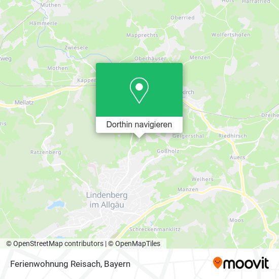 Ferienwohnung Reisach Karte